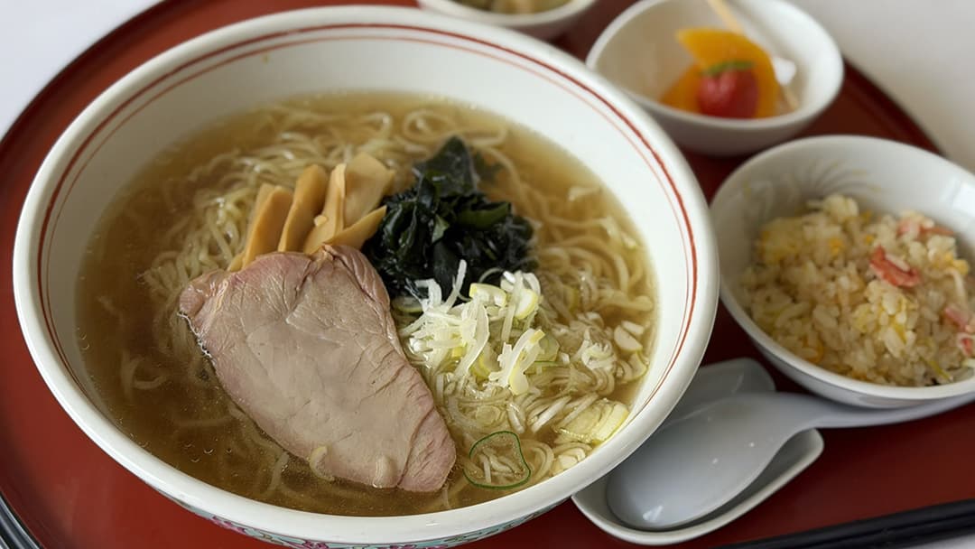 醤油ラーメン(JGMベルエアゴルフクラブのレストラン)