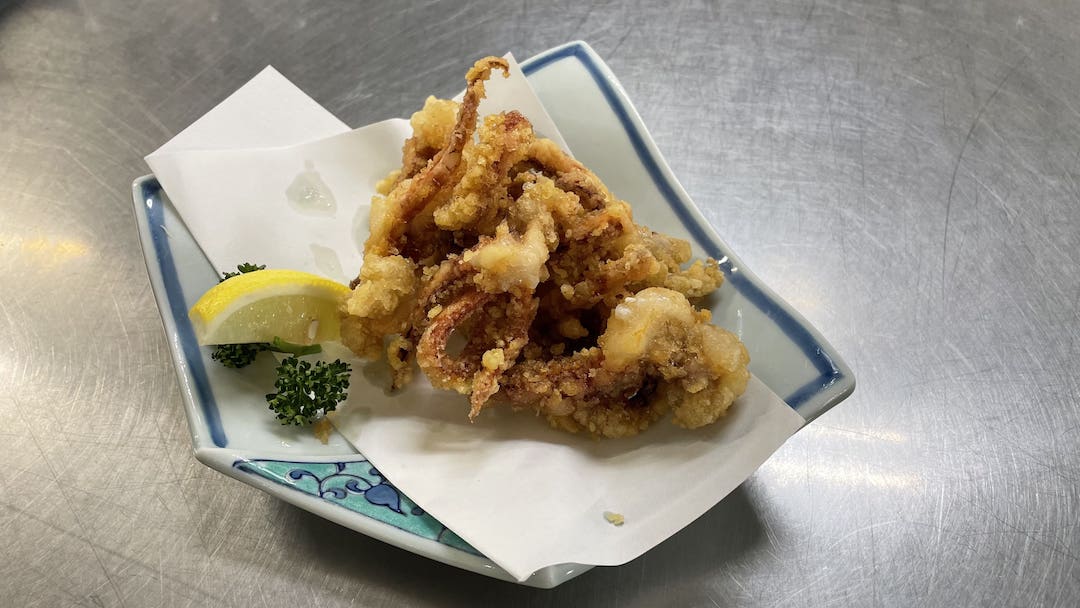 イカのゲソ揚げ