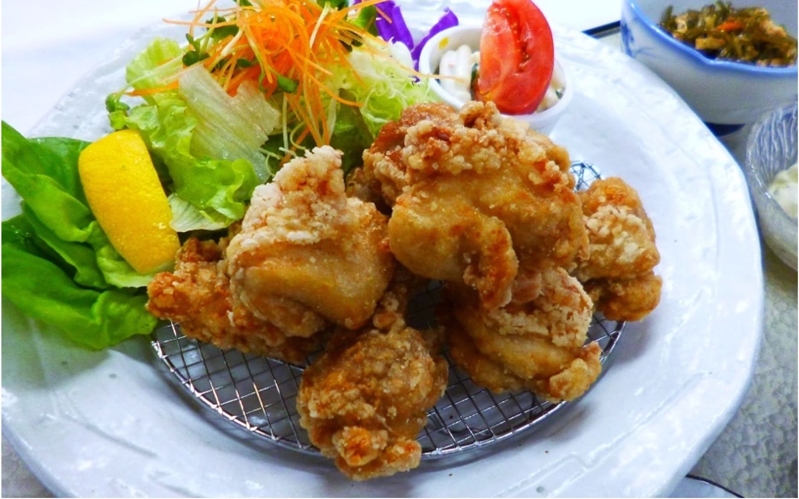 自家製かさまザンギ