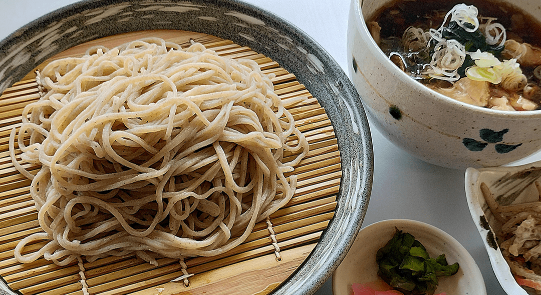 鶏きのこ蕎麦