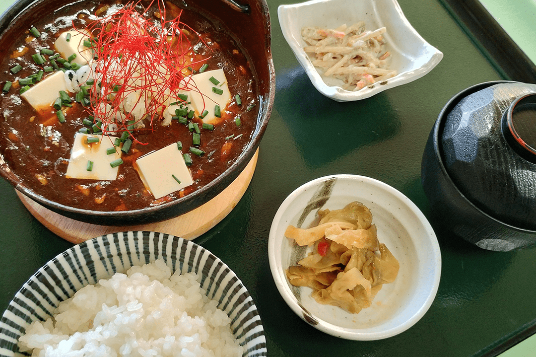 鉄鍋麻婆豆腐膳