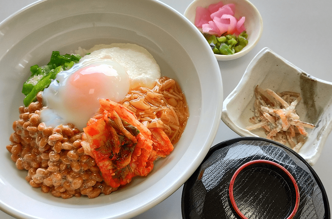 ねばねばキムチ丼