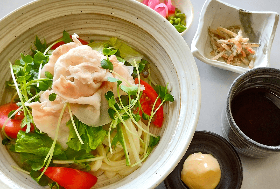 豚しゃぶサラダうどん