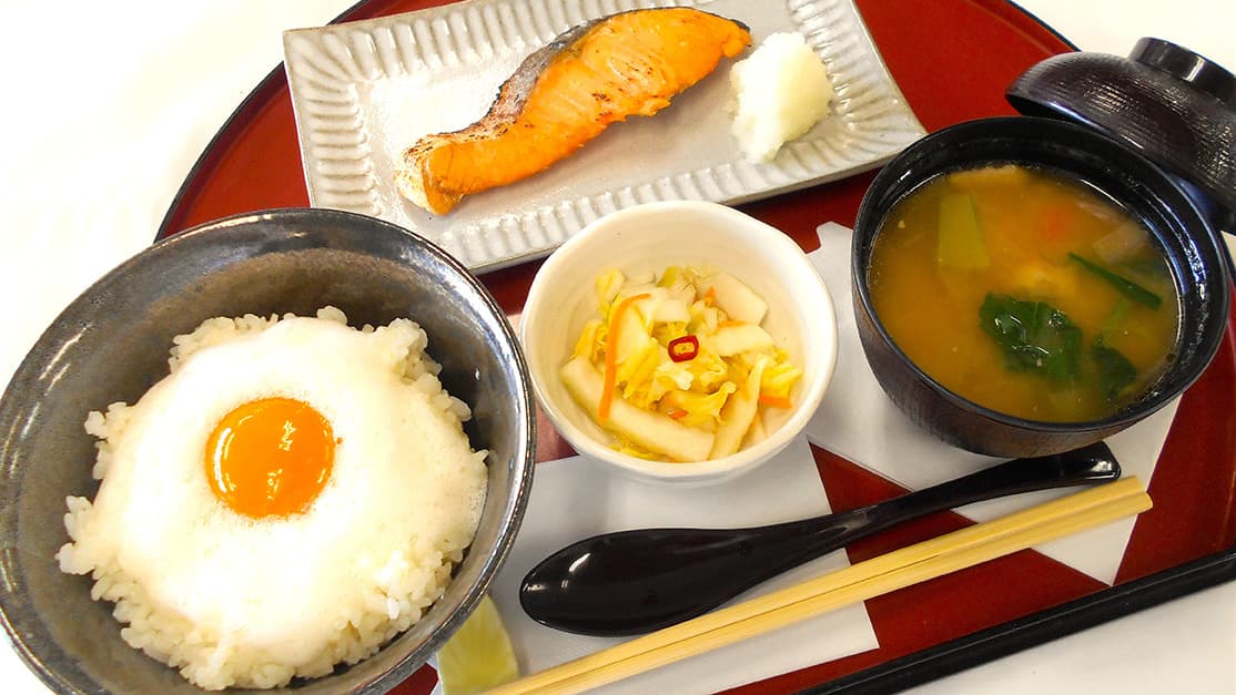 卵かけご飯+鮭セット